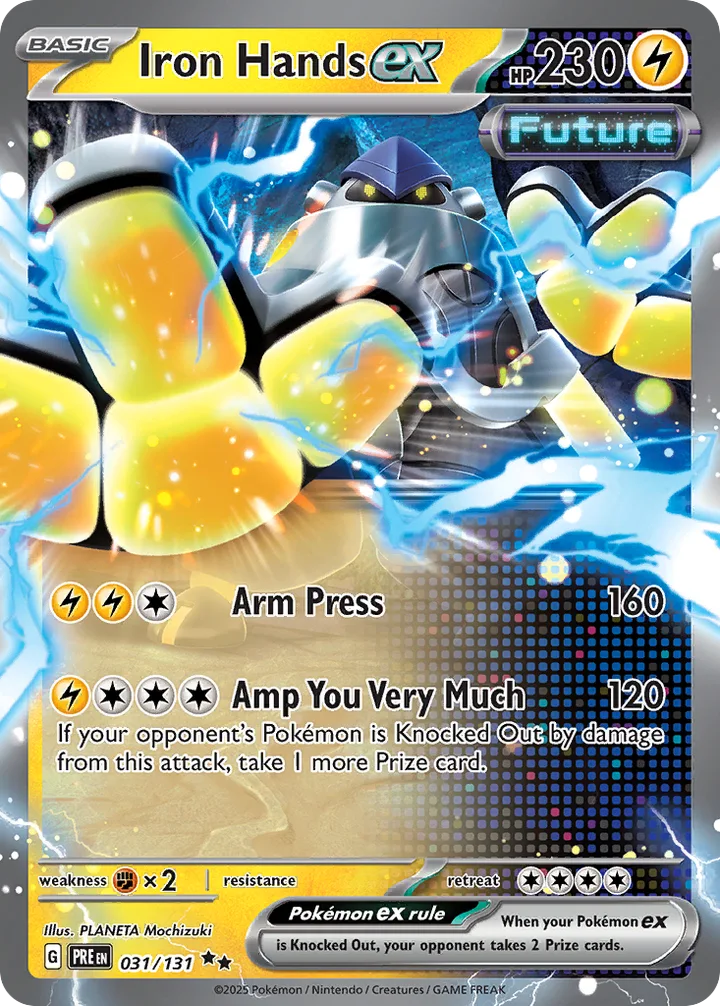 Iron Hands ex, Prismatic Evolutions 031/131