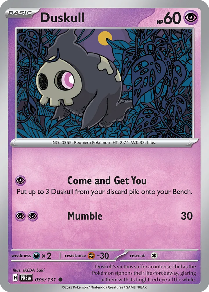 Duskull, Prismatic Evolutions 035/131
