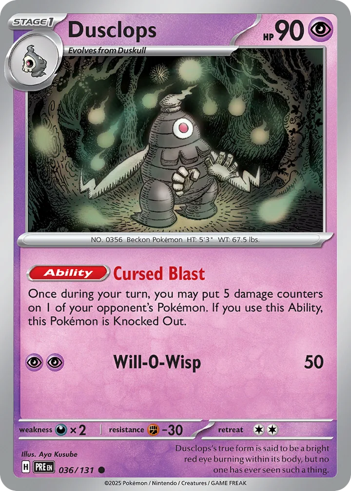 Dusclops, Prismatic Evolutions 036/131