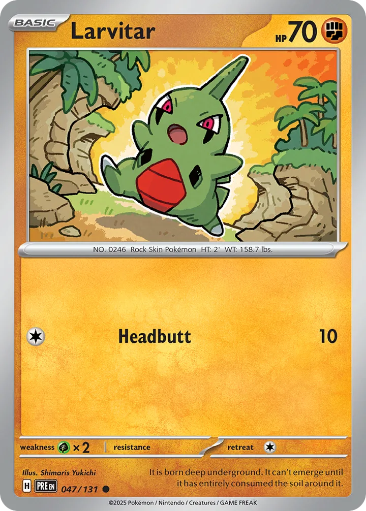 Larvitar, Prismatic Evolutions 047/131