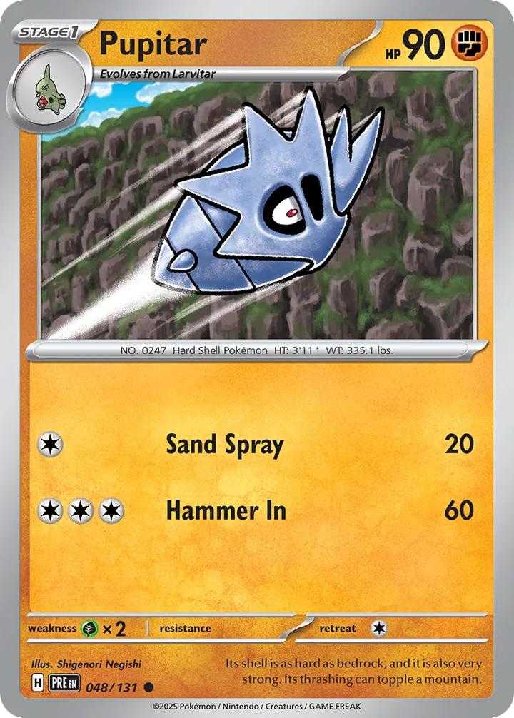 Pupitar, Prismatic Evolutions 048/131