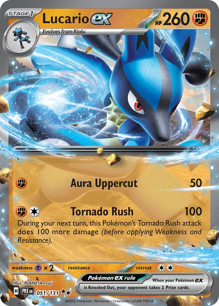 Lucario ex, Prismatic Evolutions 051/131