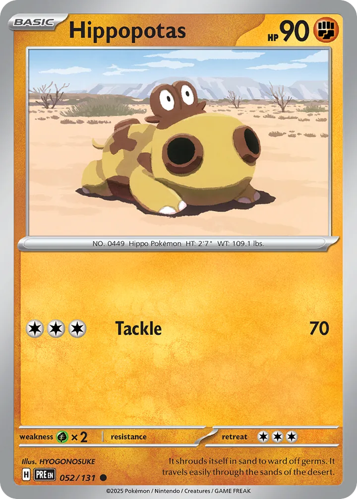 Hippopotas, Prismatic Evolutions 052/131