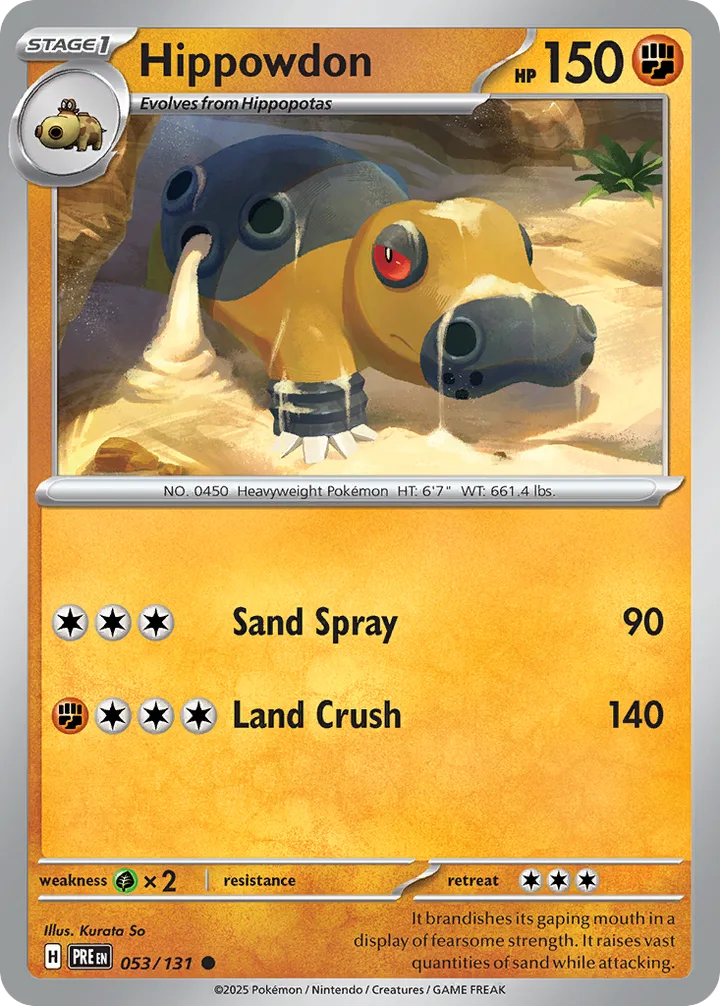 Hippowdon, Prismatic Evolutions 053/131