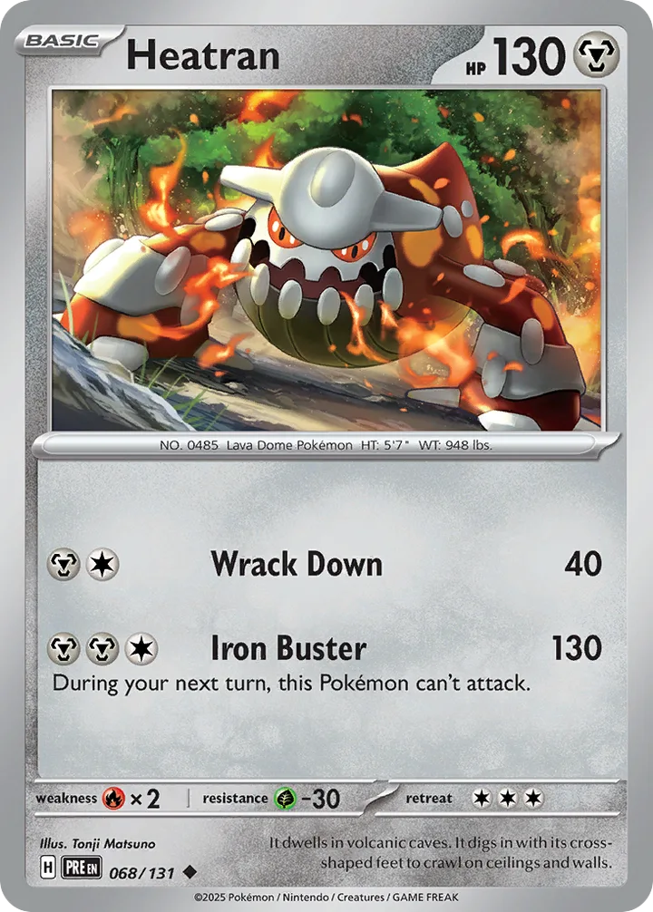 Heatran, Prismatic Evolutions 068/131
