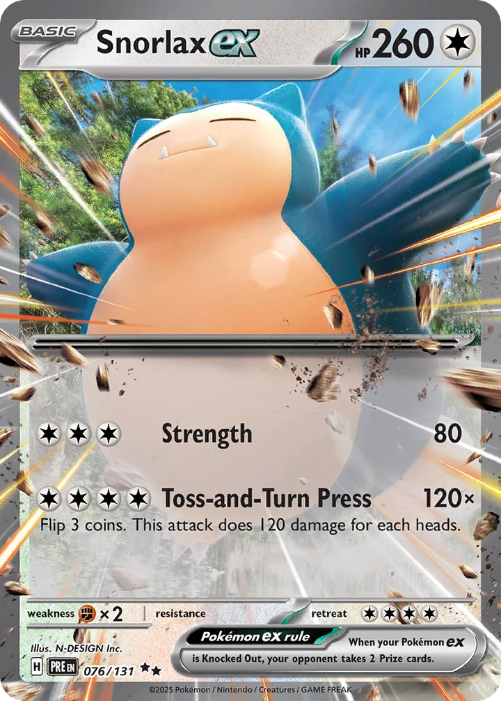 Snorlax ex, Prismatic Evolutions 076/131