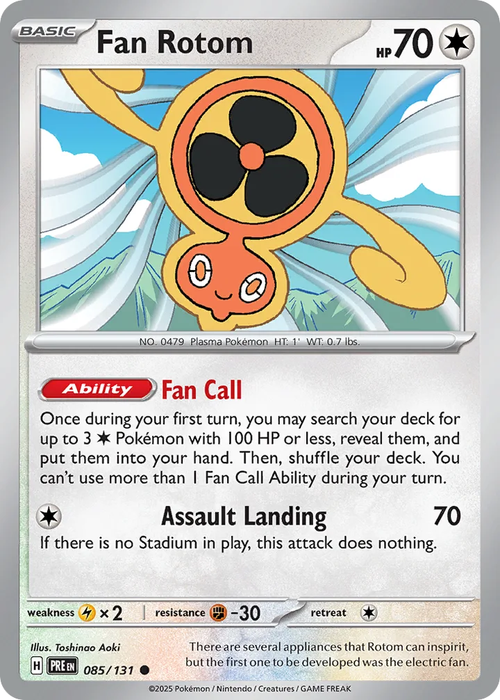 Fan Rotom, Prismatic Evolutions 085/131