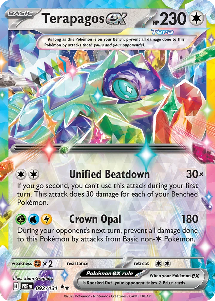 Terapagos ex, Prismatic Evolutions 092/131