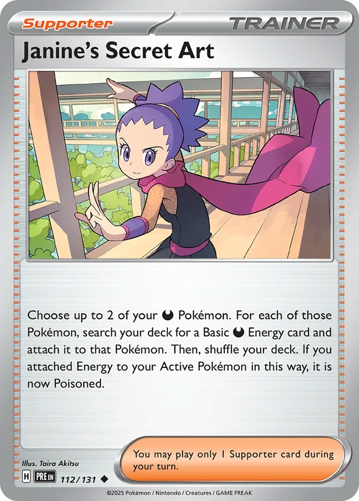 Janine’s Secret Art, Prismatic Evolutions 112/131