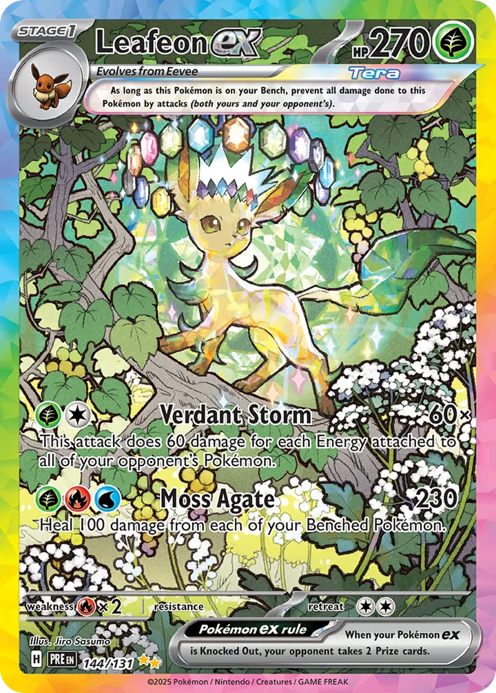 Leafeon ex, Prismatic Evolutions 144/131