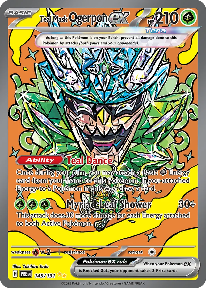 Teal Mask Ogerpon ex, Prismatic Evolutions 145/131