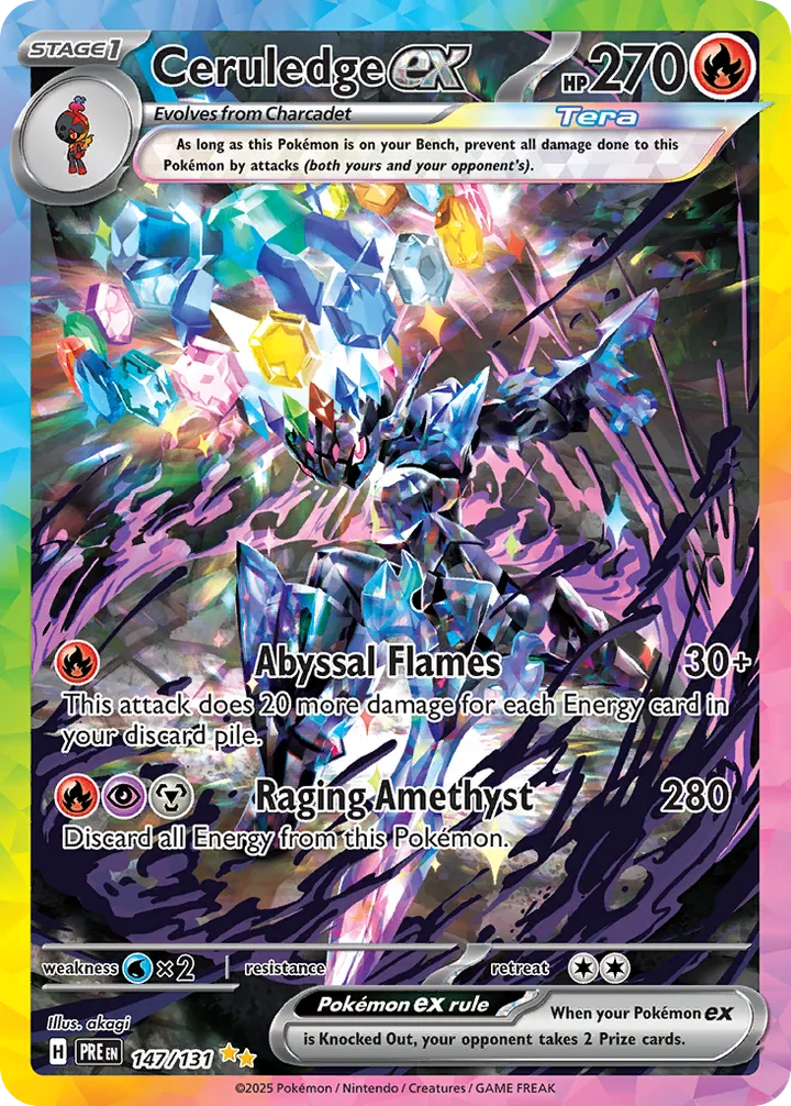 Ceruledge ex, Prismatic Evolutions 147/131