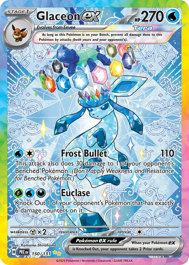 Glaceon ex, Prismatic Evolutions 150/131