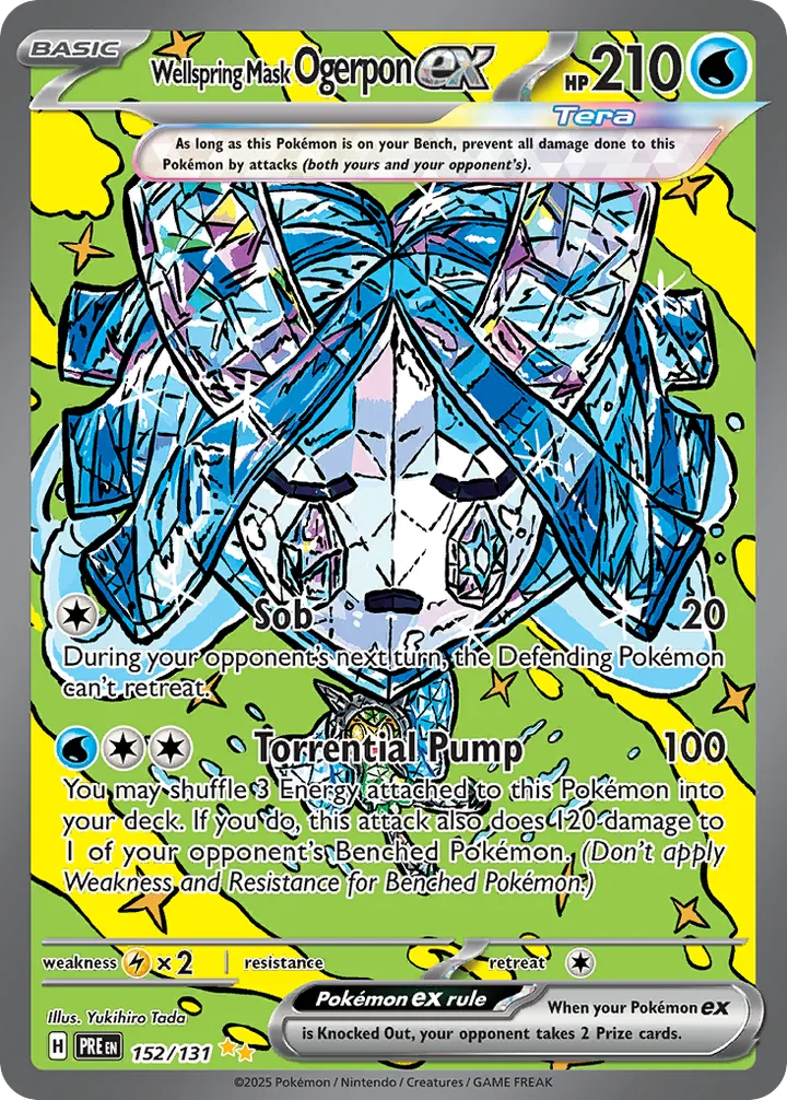Wellspring Mask Ogerpon ex, Prismatic Evolutions 152/131