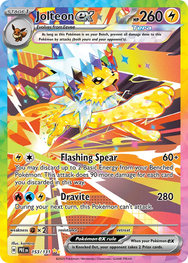 Jolteon ex, Prismatic Evolutions 153/131