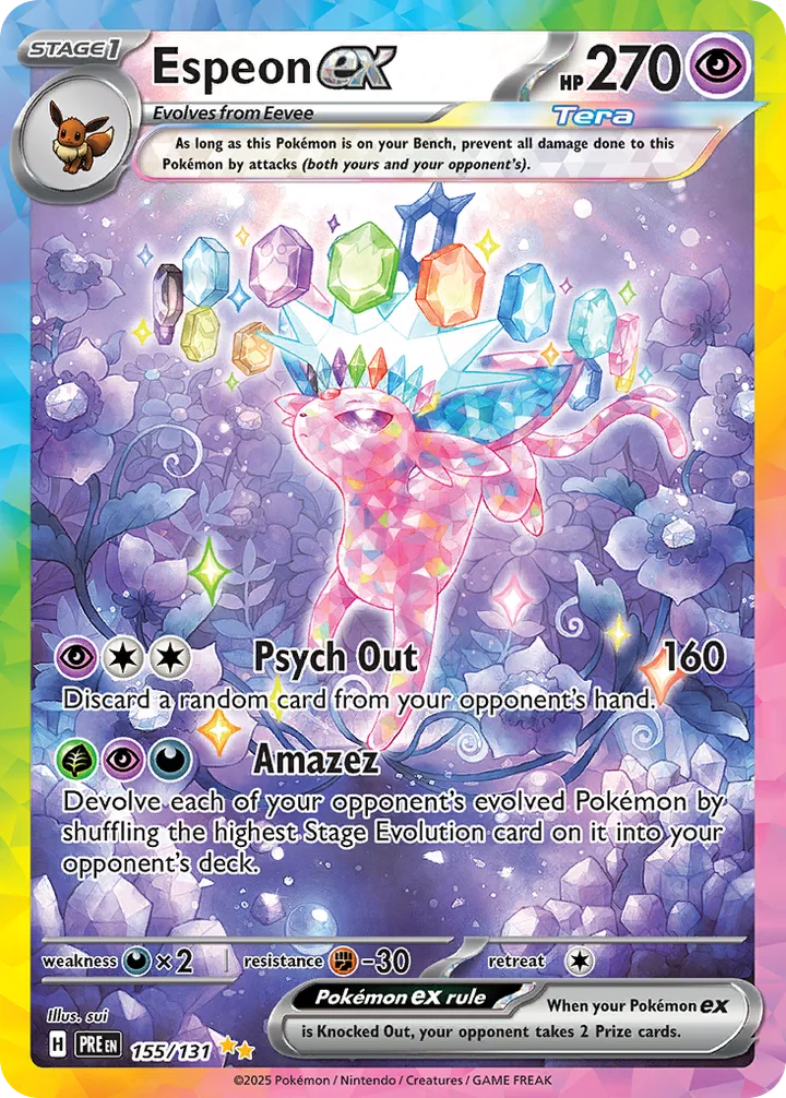 Espeon ex, Prismatic Evolutions 155/131