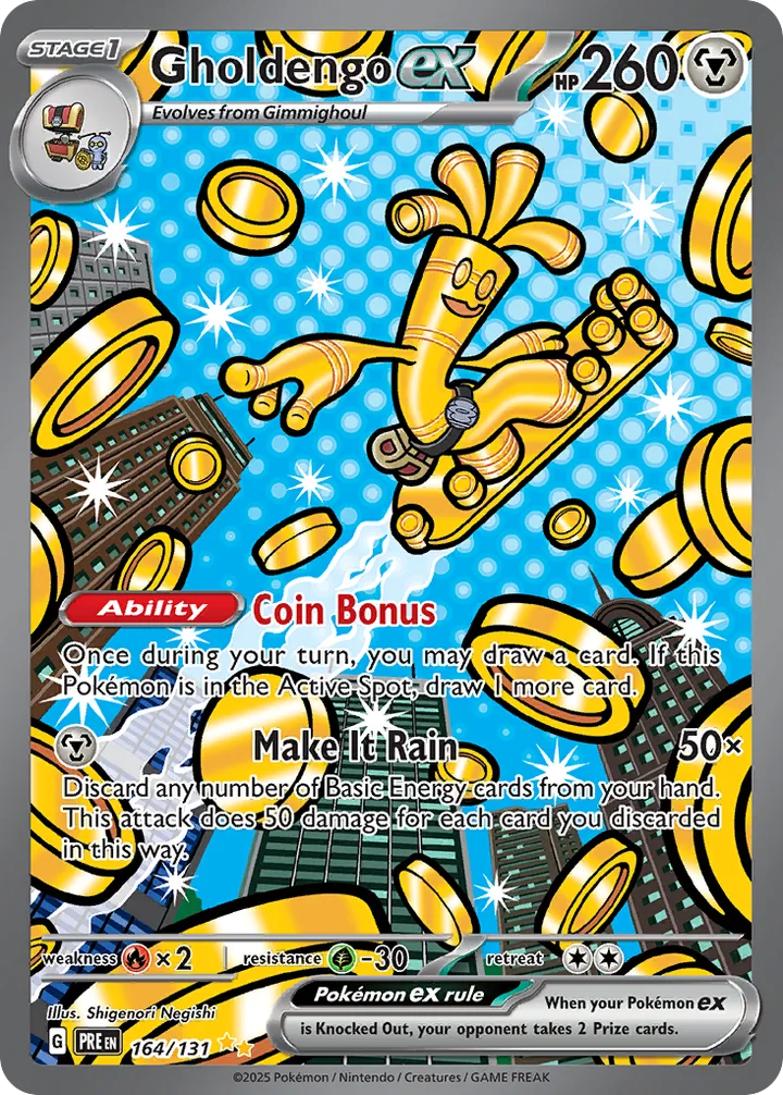 Gholdengo ex, Prismatic Evolutions 164/131