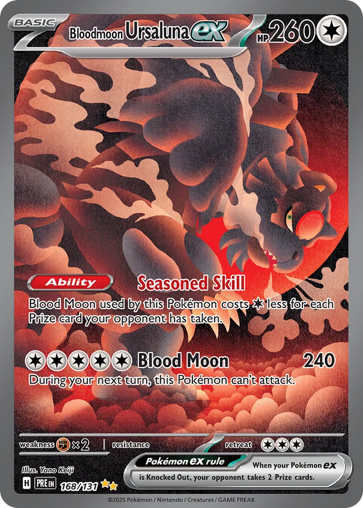 Bloodmoon Ursaluna ex, Prismatic Evolutions 168/131