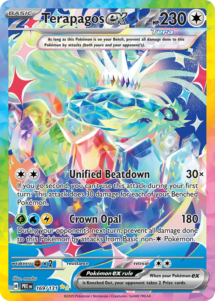 Terapagos ex, Prismatic Evolutions 169/131