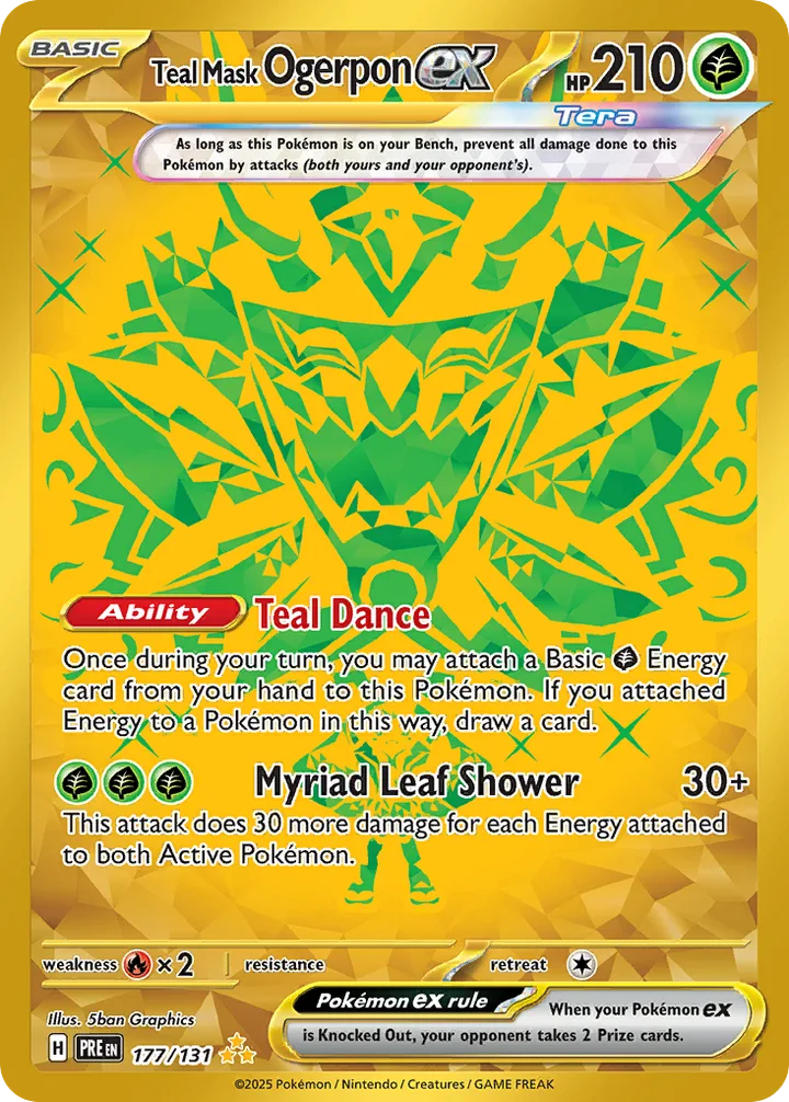 Teal Mask Ogerpon ex, Prismatic Evolutions 177/131