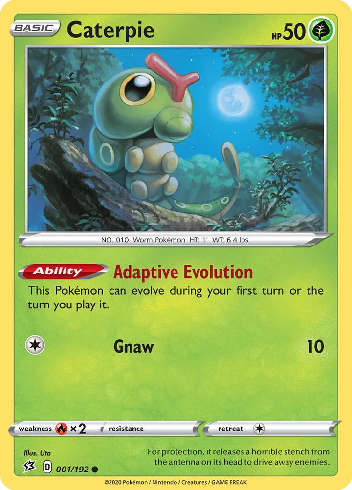 Caterpie, Rebel Clash 001/192
