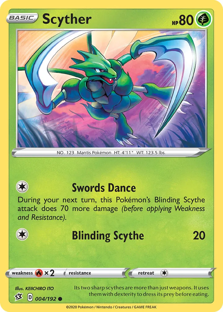 Scyther, Rebel Clash 004/192