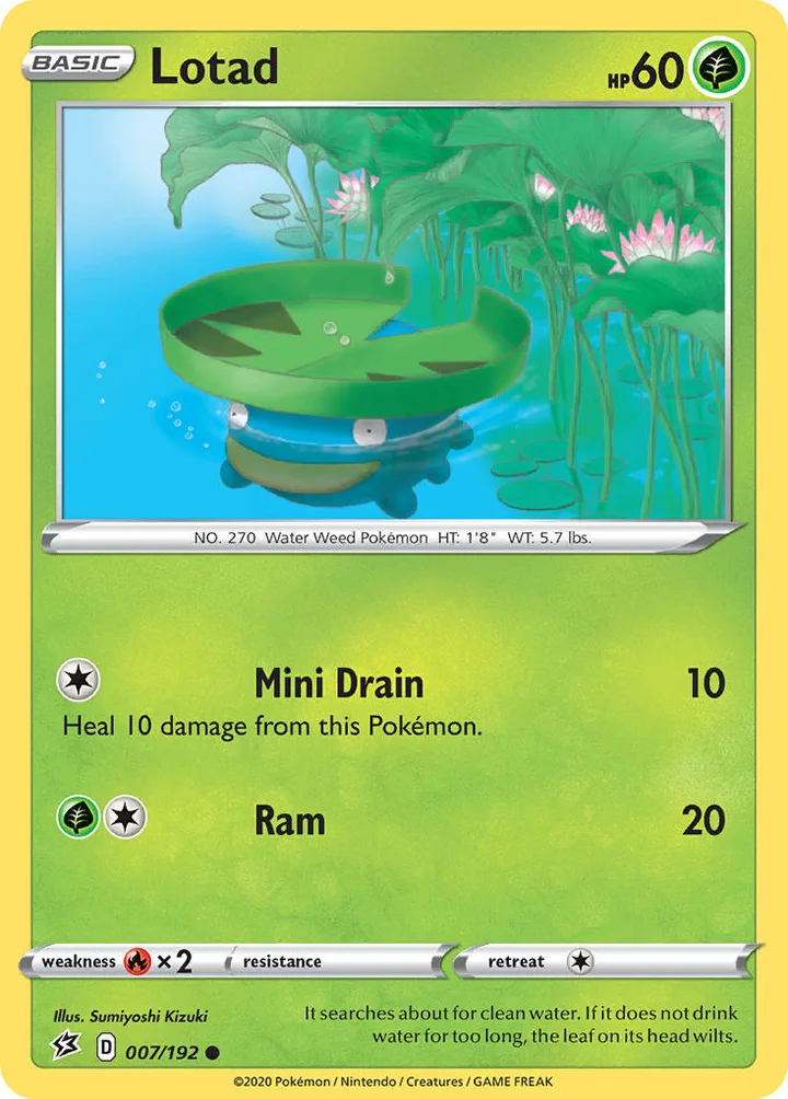 Lotad, Rebel Clash 007/192