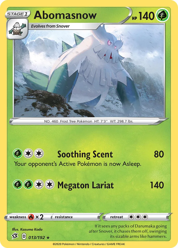 Abomasnow, Rebel Clash 013/192