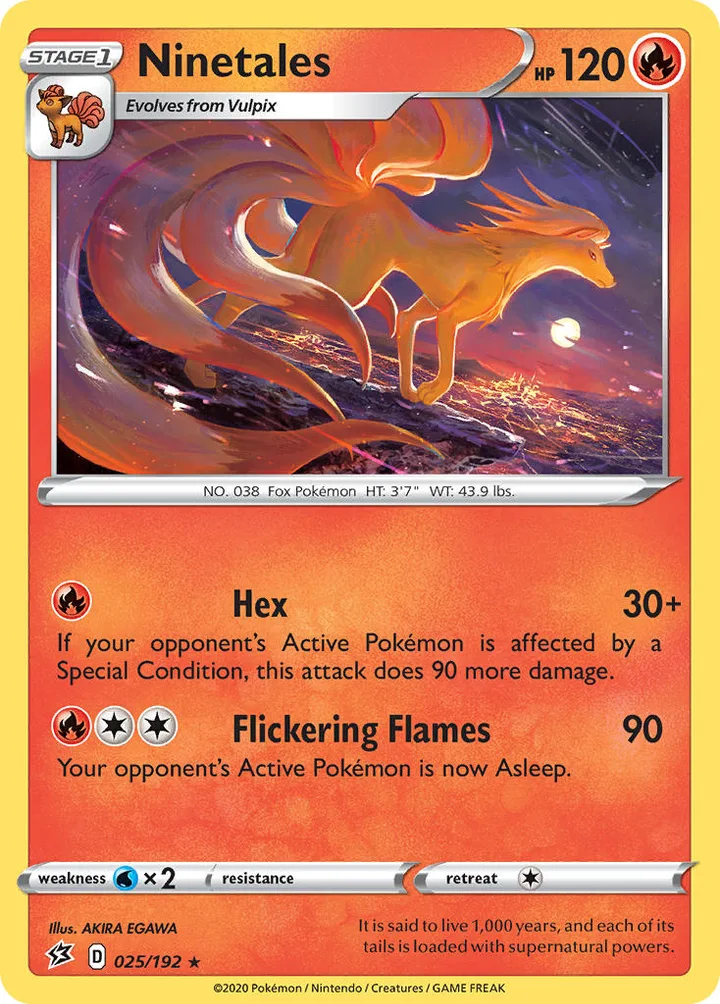 Ninetales, Rebel Clash 025/192
