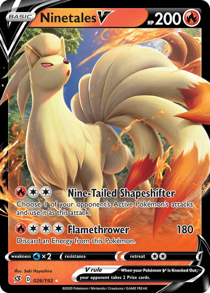 Ninetales V, Rebel Clash 026/192