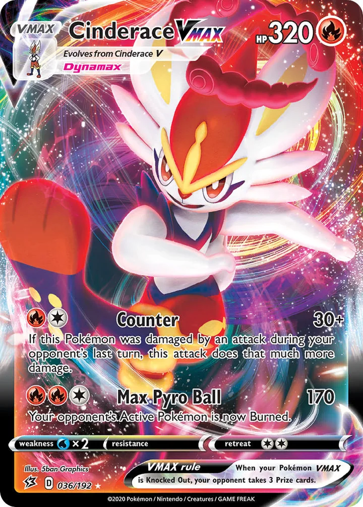 Cinderace VMAX, Rebel Clash 036/192