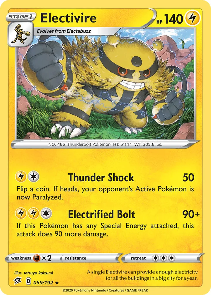 Electivire, Rebel Clash 059/192