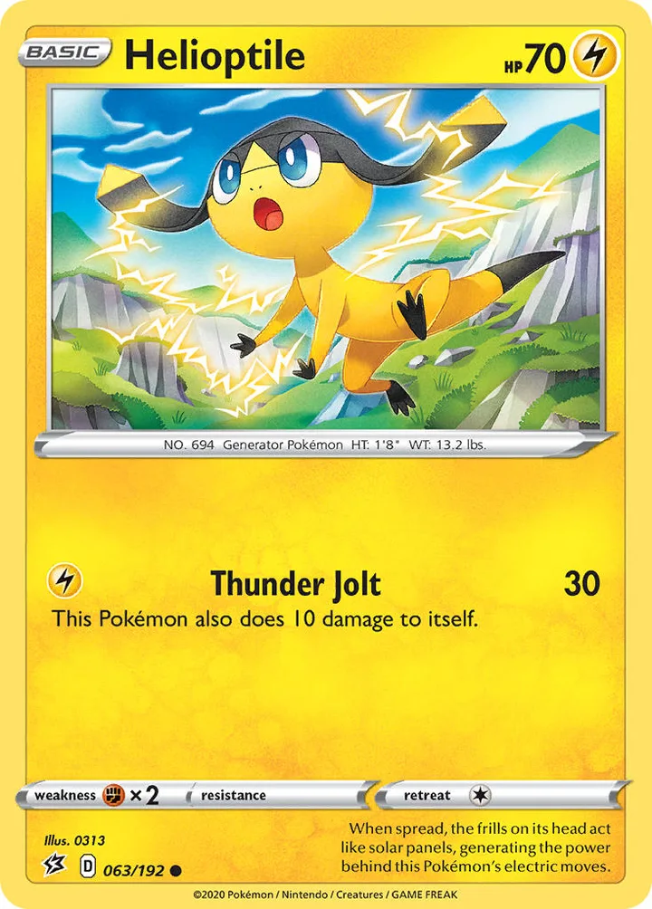 Helioptile, Rebel Clash 063/192