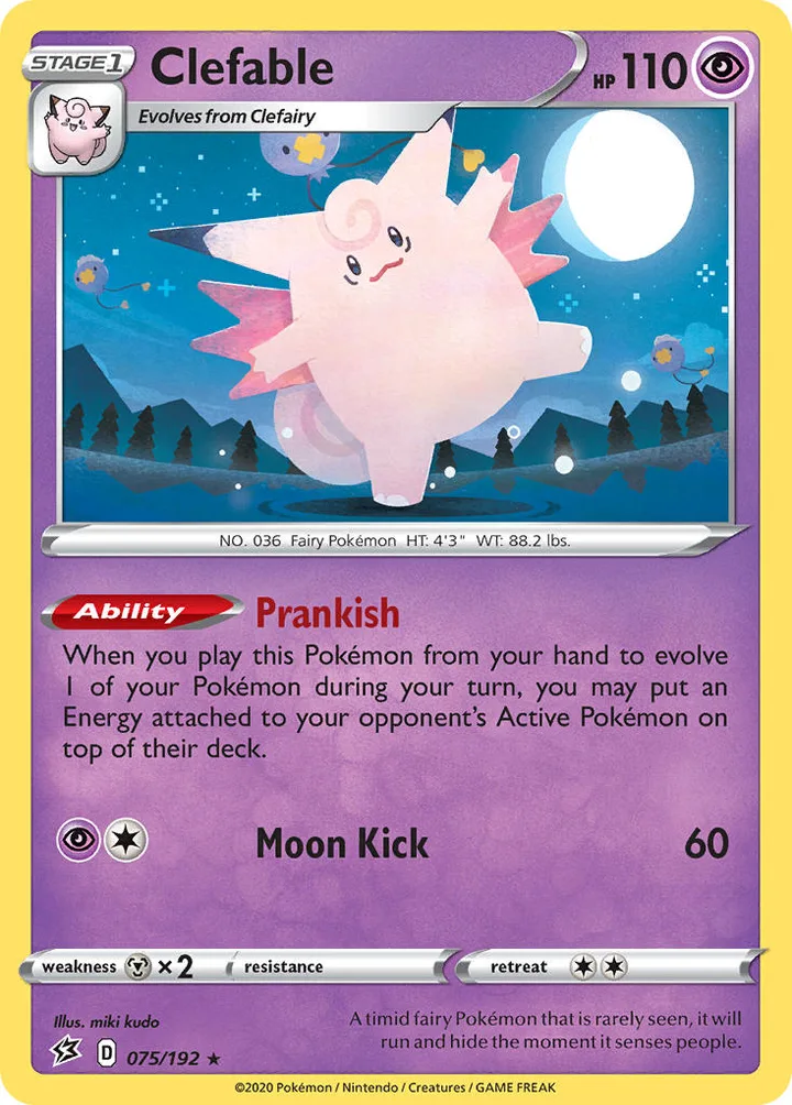 Clefable, Rebel Clash 075/192