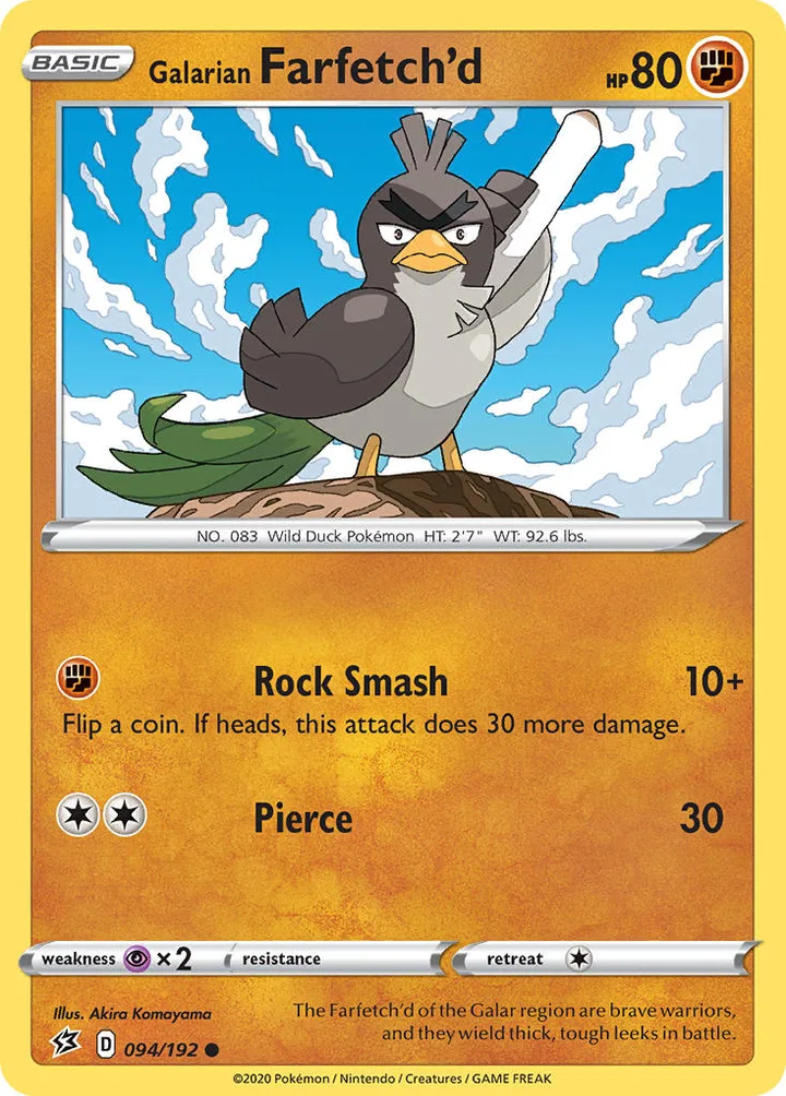 Galarian Farfetch’d, Rebel Clash 094/192