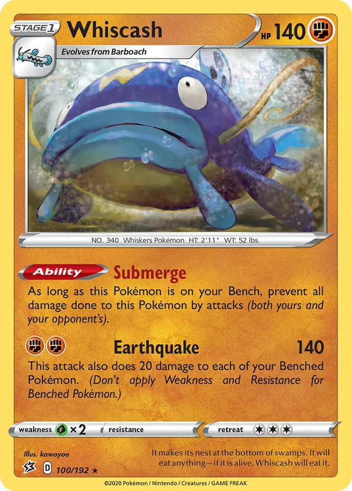 Whiscash, Rebel Clash 100/192