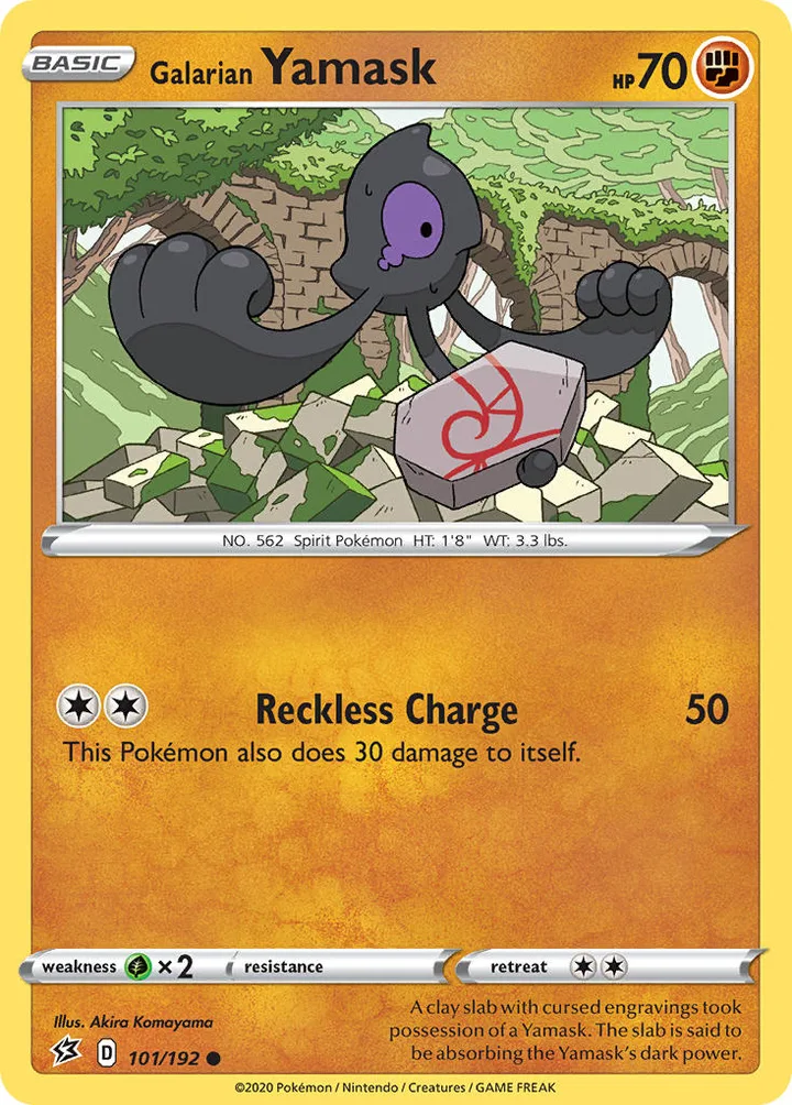Galarian Yamask, Rebel Clash 101/192