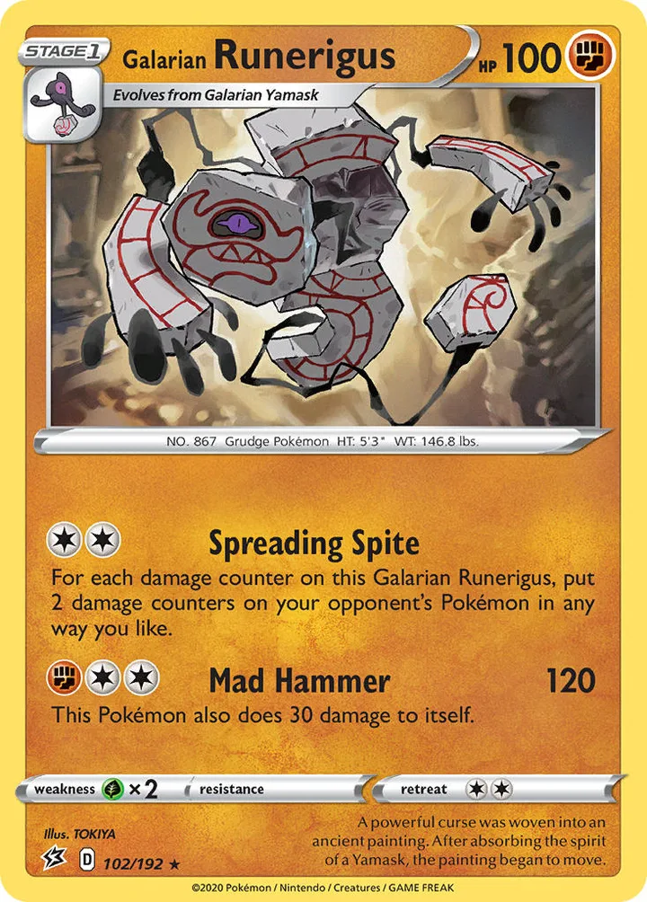 Galarian Runerigus, Rebel Clash 102/192