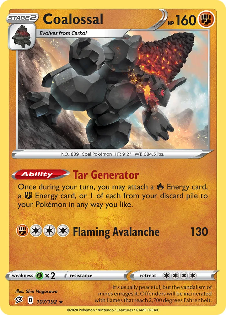 Coalossal, Rebel Clash 107/192