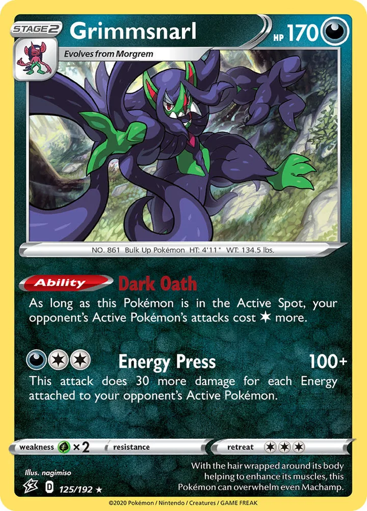 Grimmsnarl, Rebel Clash 125/192