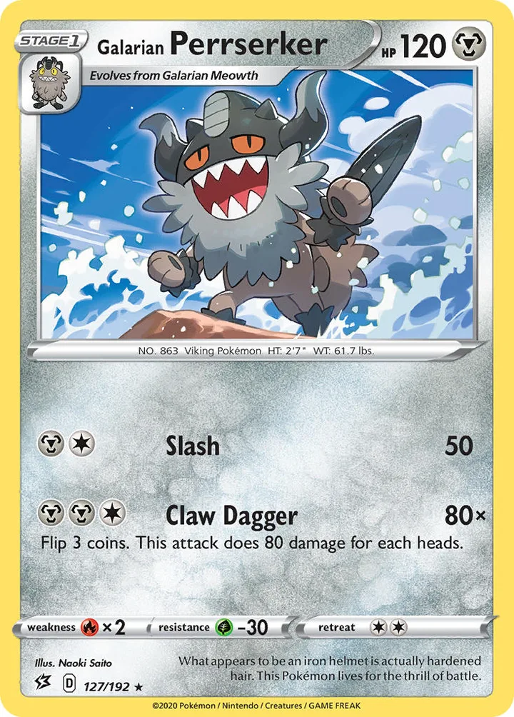 Galarian Perrserker, Rebel Clash 127/192
