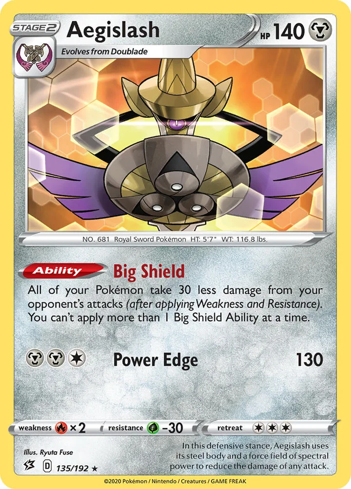 Aegislash, Rebel Clash 135/192