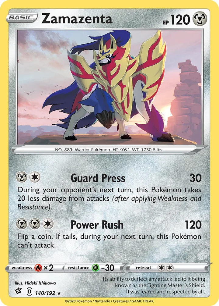 Zamazenta, Rebel Clash 140/192