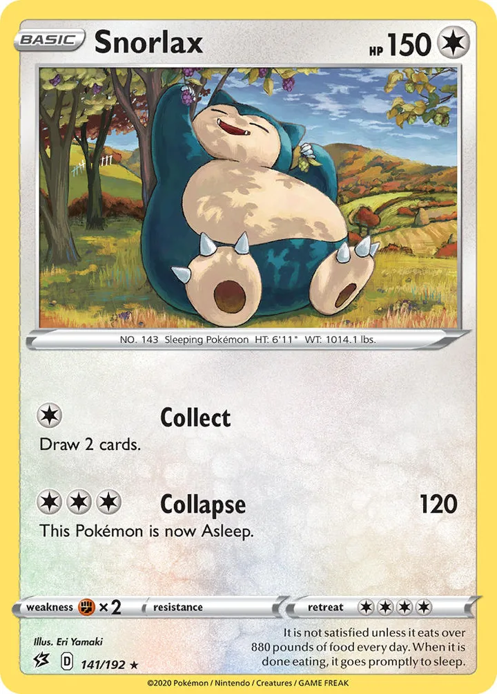 Snorlax, Rebel Clash 141/192