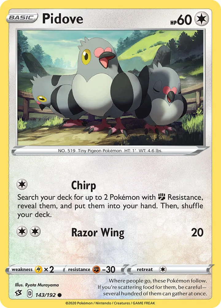Pidove, Rebel Clash 143/192