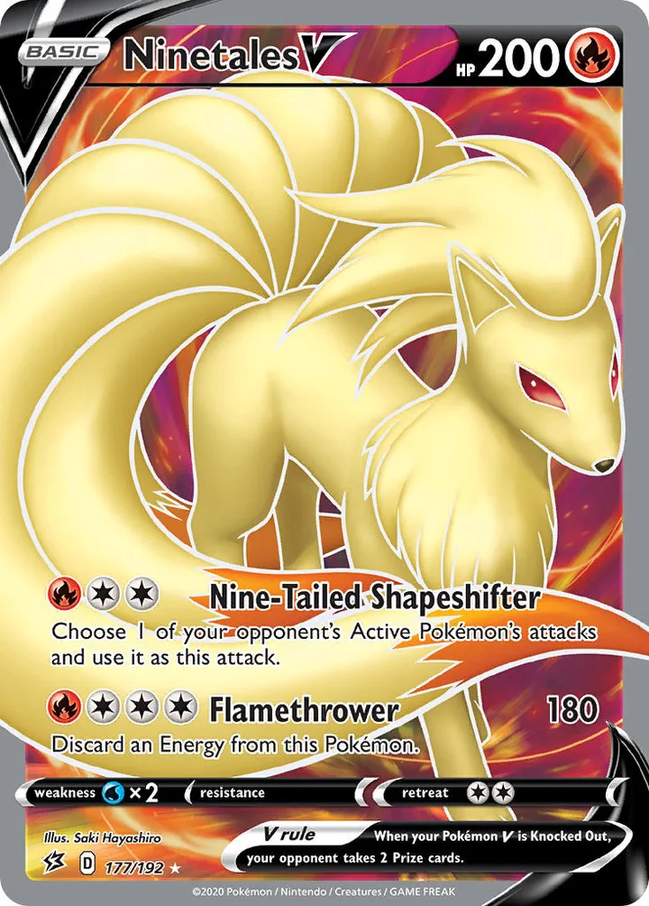 Ninetales V, Rebel Clash 177/192