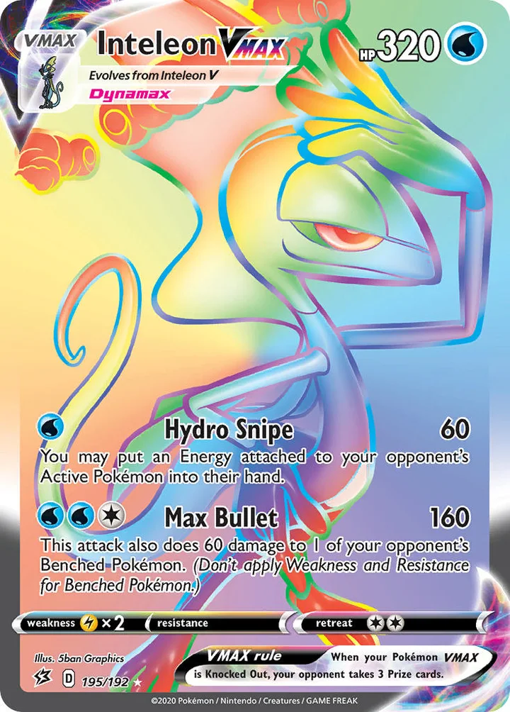 Inteleon VMAX, Rebel Clash 195/192