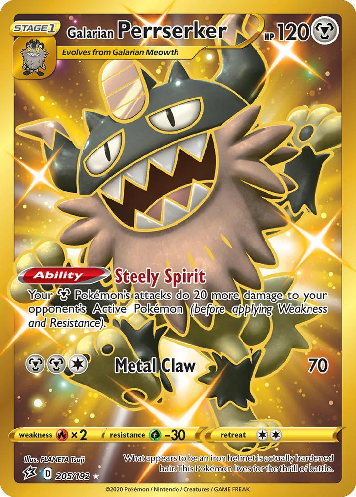 Galarian Perrserker, Rebel Clash 205/192