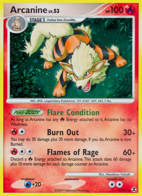 Arcanine, Rising Rivals 1/111