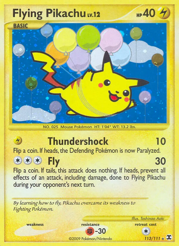 Flying Pikachu, Rising Rivals 113/111